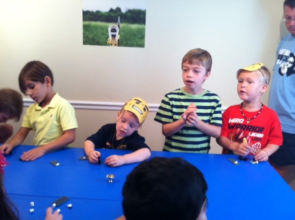 Notice which two goofs are the only ones who kept the masks on? Those would be mine.