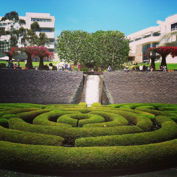 The Getty Center waterfall